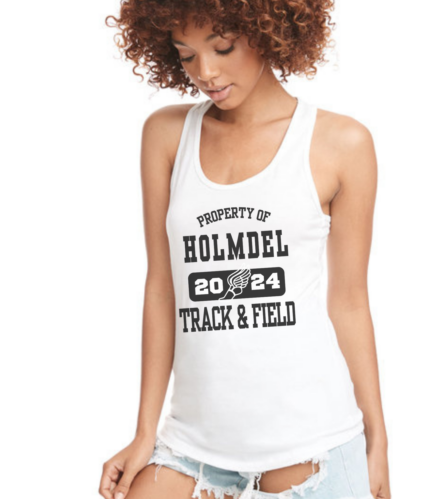 Spring 2024 Holmdel Track Women’s Racer Back Tank