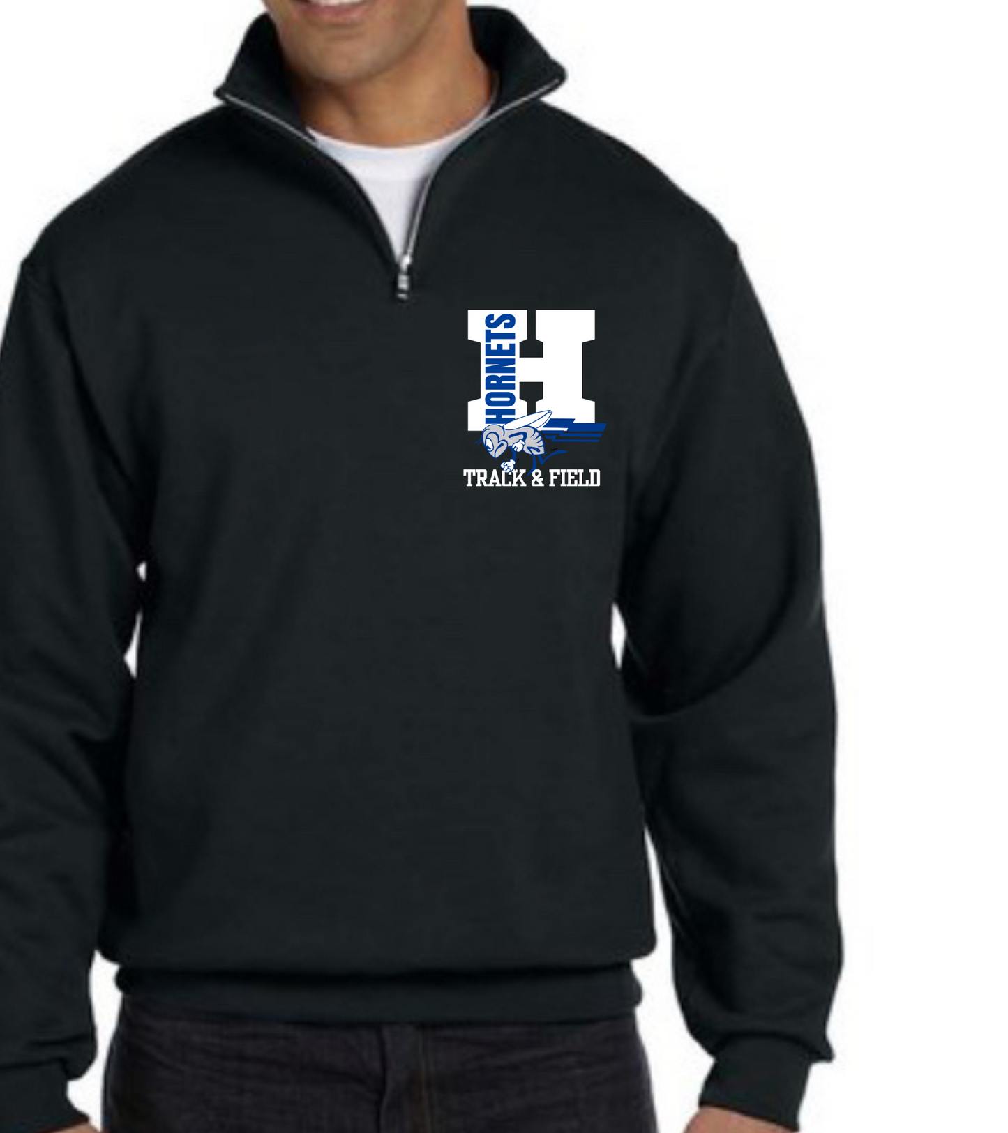 Holmdel Track and Field 1/4 Zip Fleece Sweatshirt
