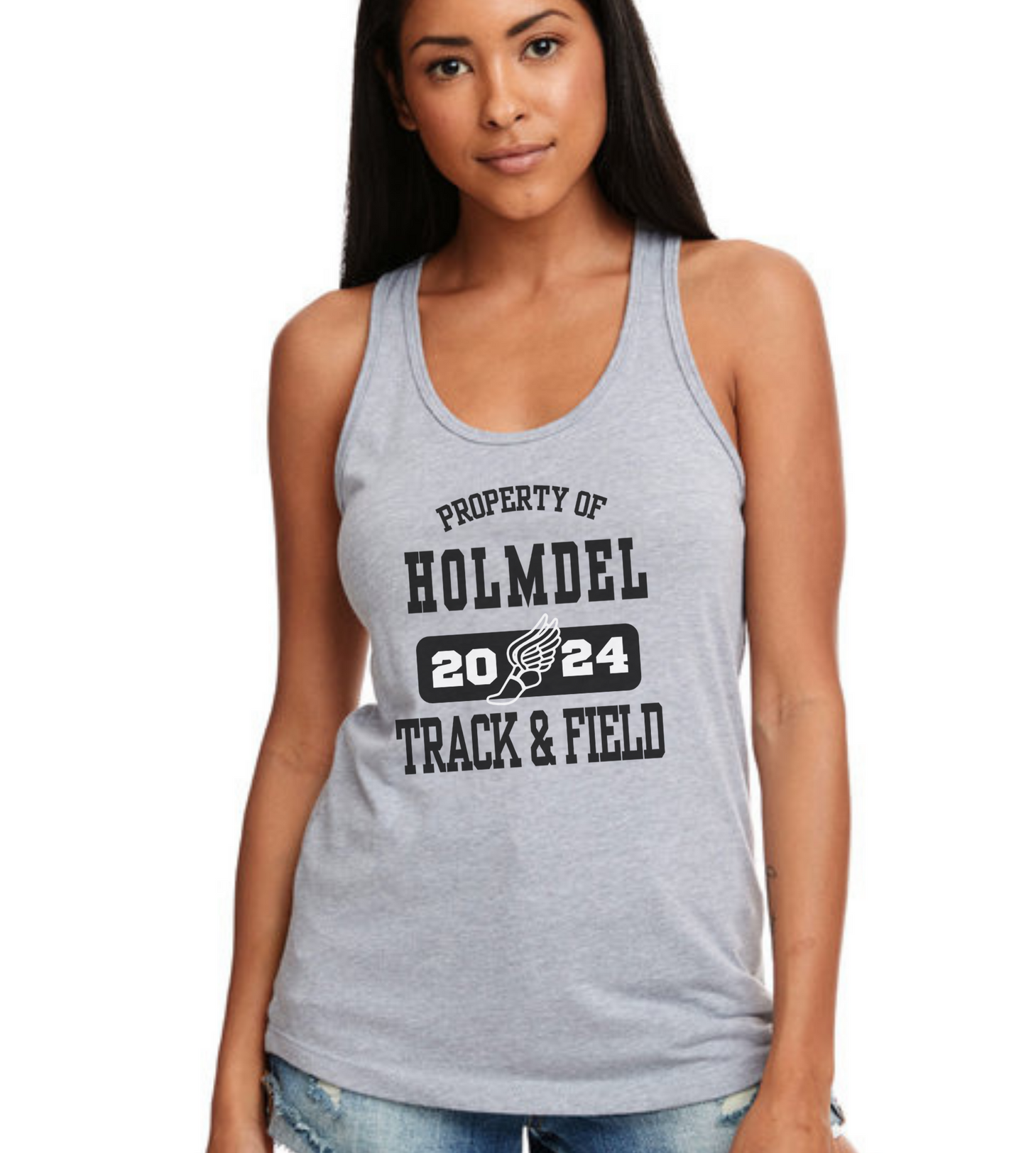 Spring 2024 Holmdel Track Women’s Racer Back Tank