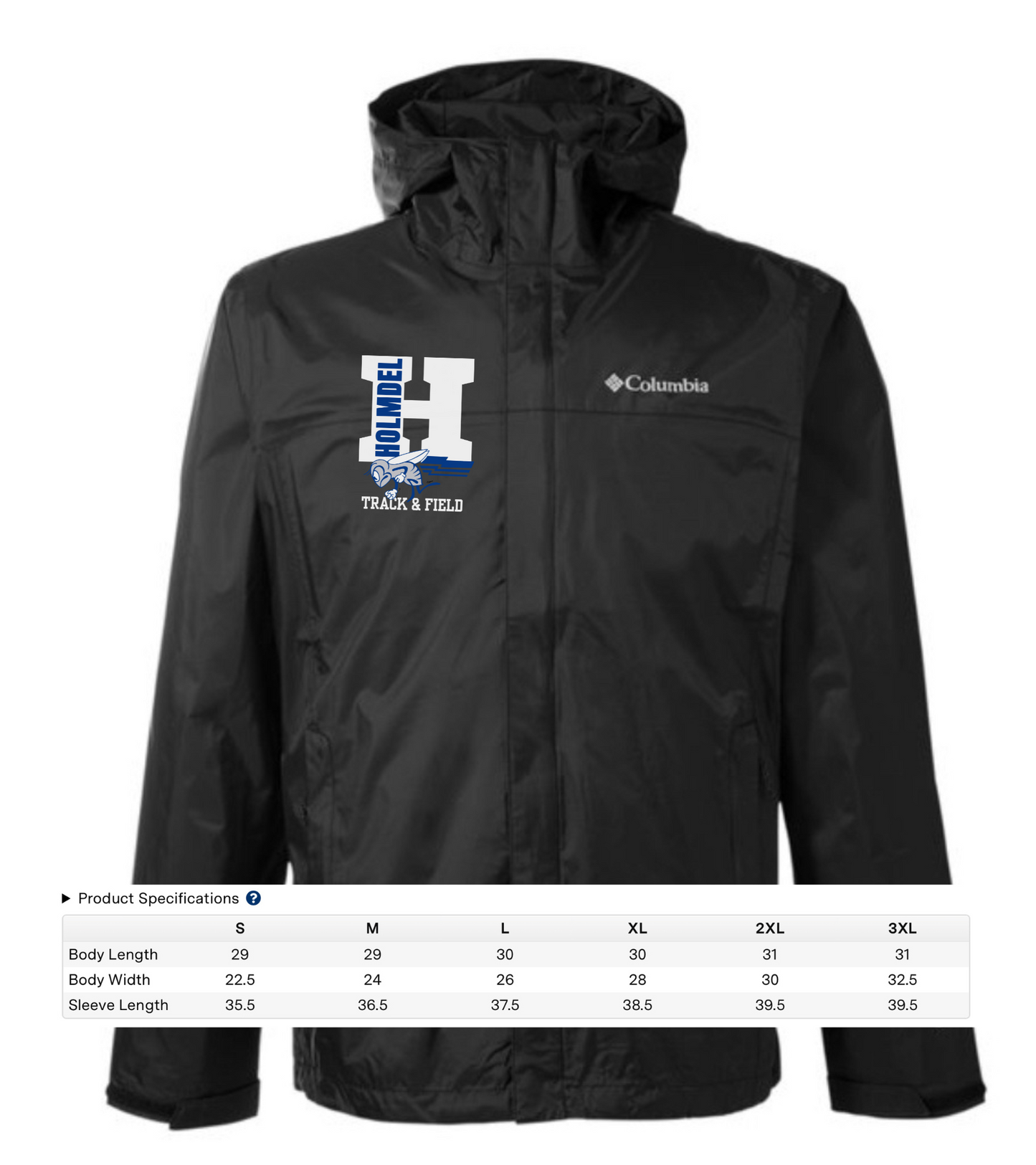 Holmdel Track & Field Columbia Men's Watertight™ II Jacket