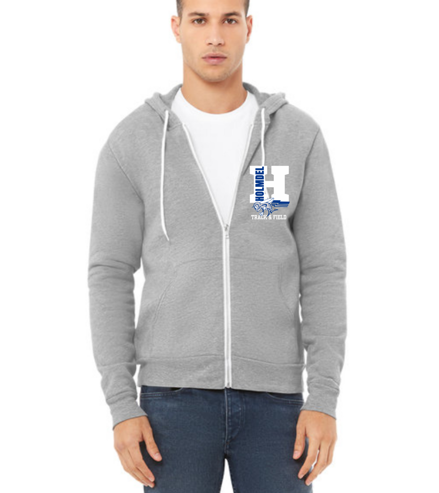 Holmdel Track & Field Bella Canvas full zip sweatshirt
