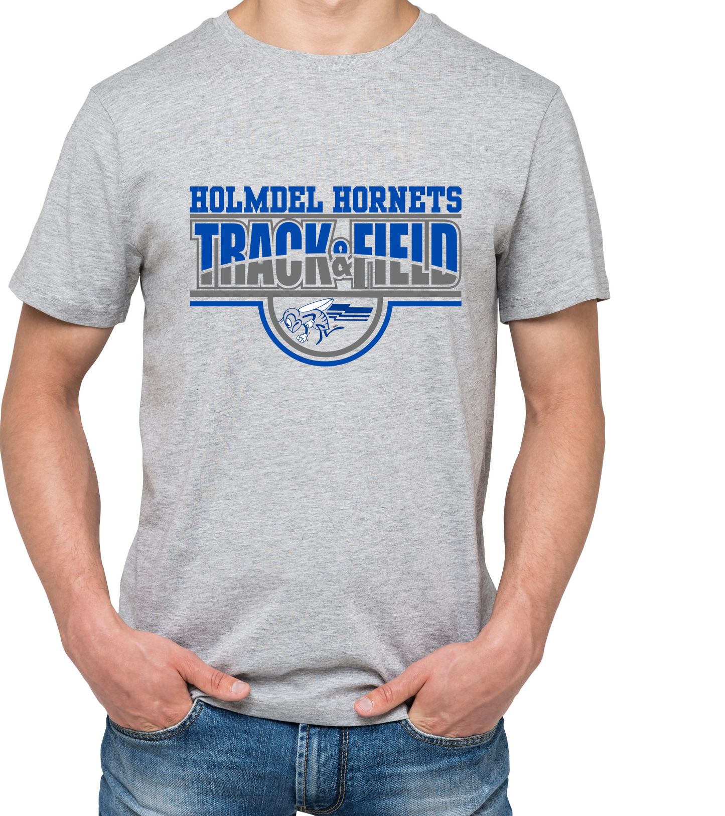 Holmdel Hornets Track and Field Mens T shirt Spring 2024