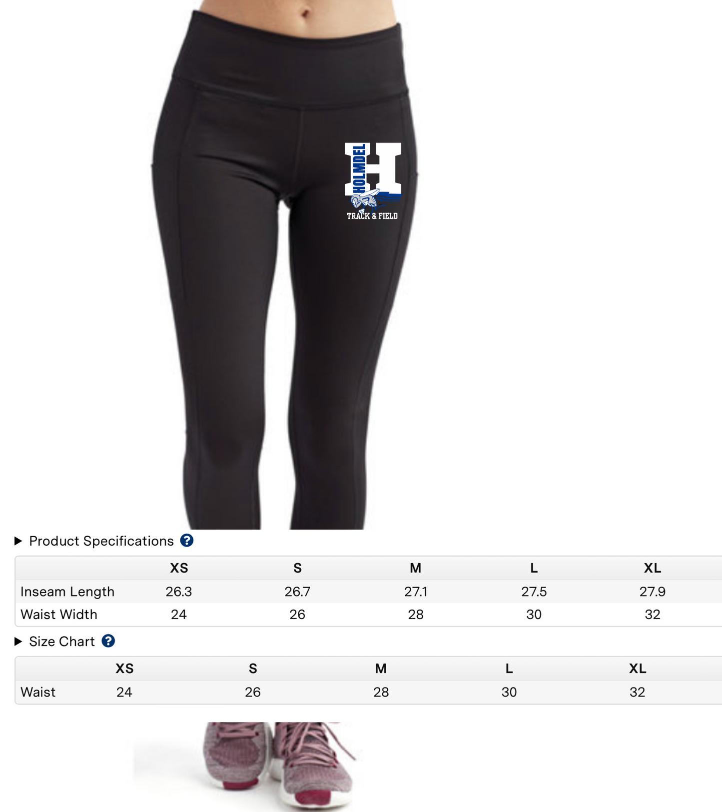 Holmdel Track & Field Women’s Performance leggings