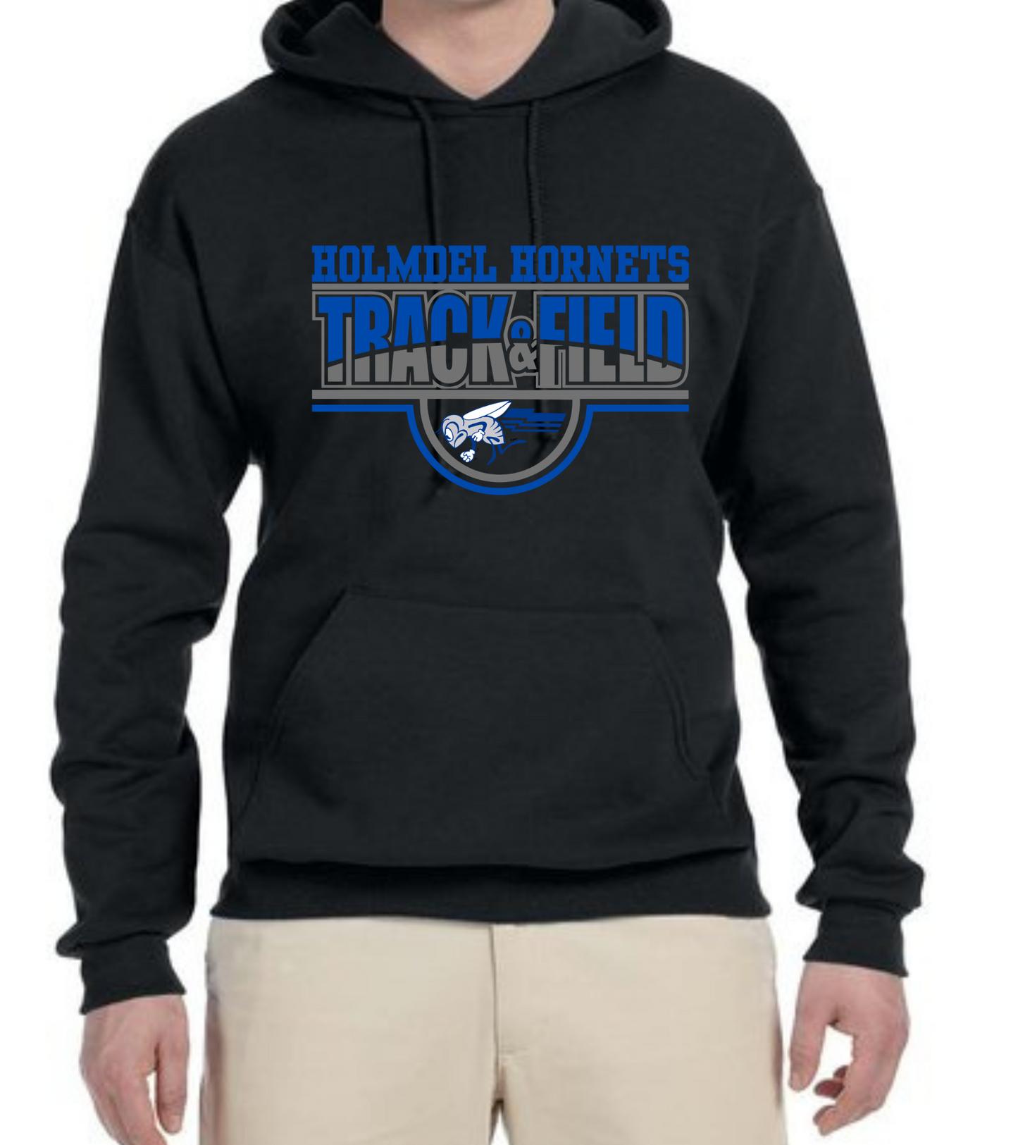 Holmdel Hornets Jerzees Spring Hoodie or Crewneck