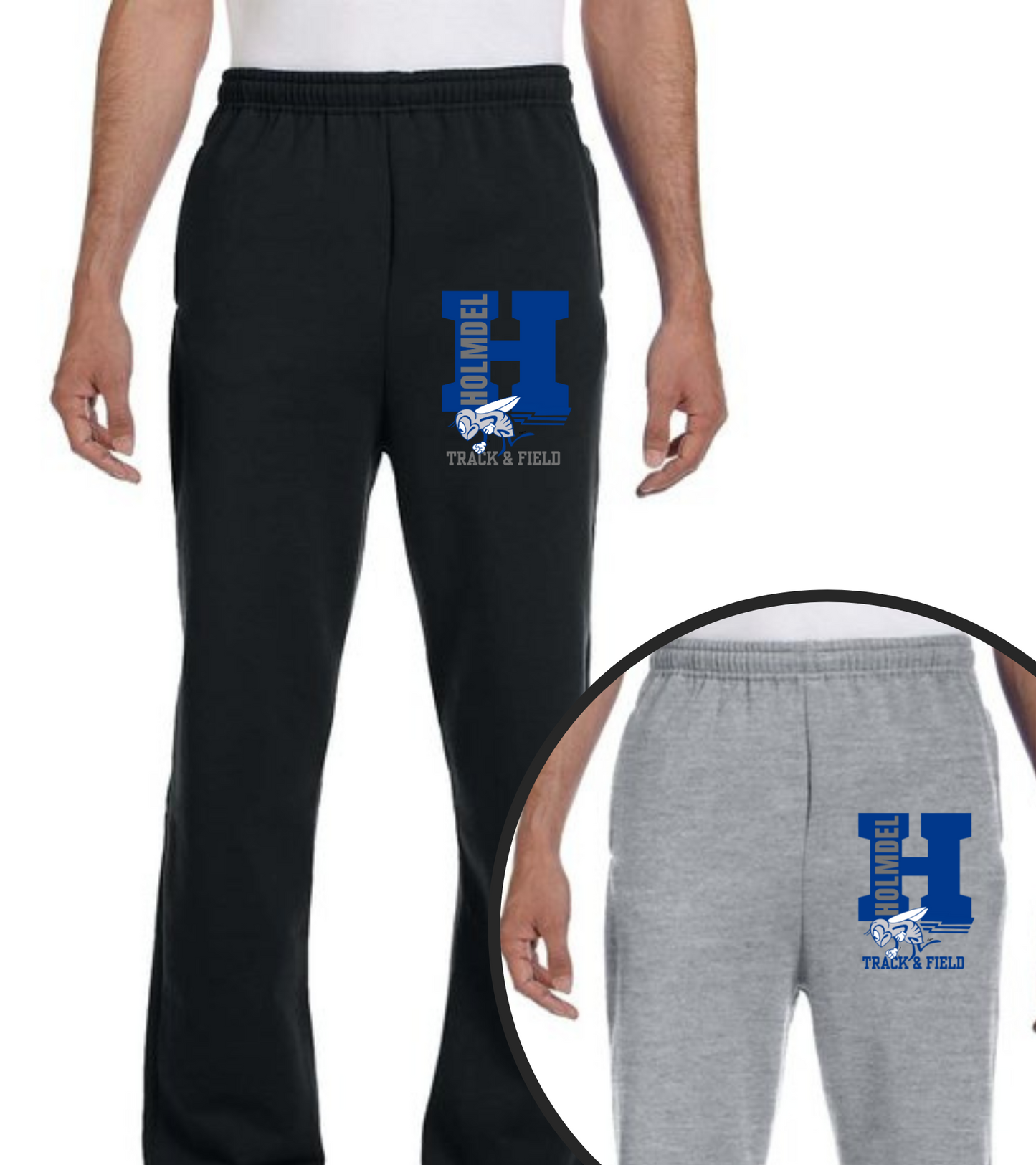 SPRING 2024 Holmdel Hornets Fleece Flare pants Brand (Jerzees)