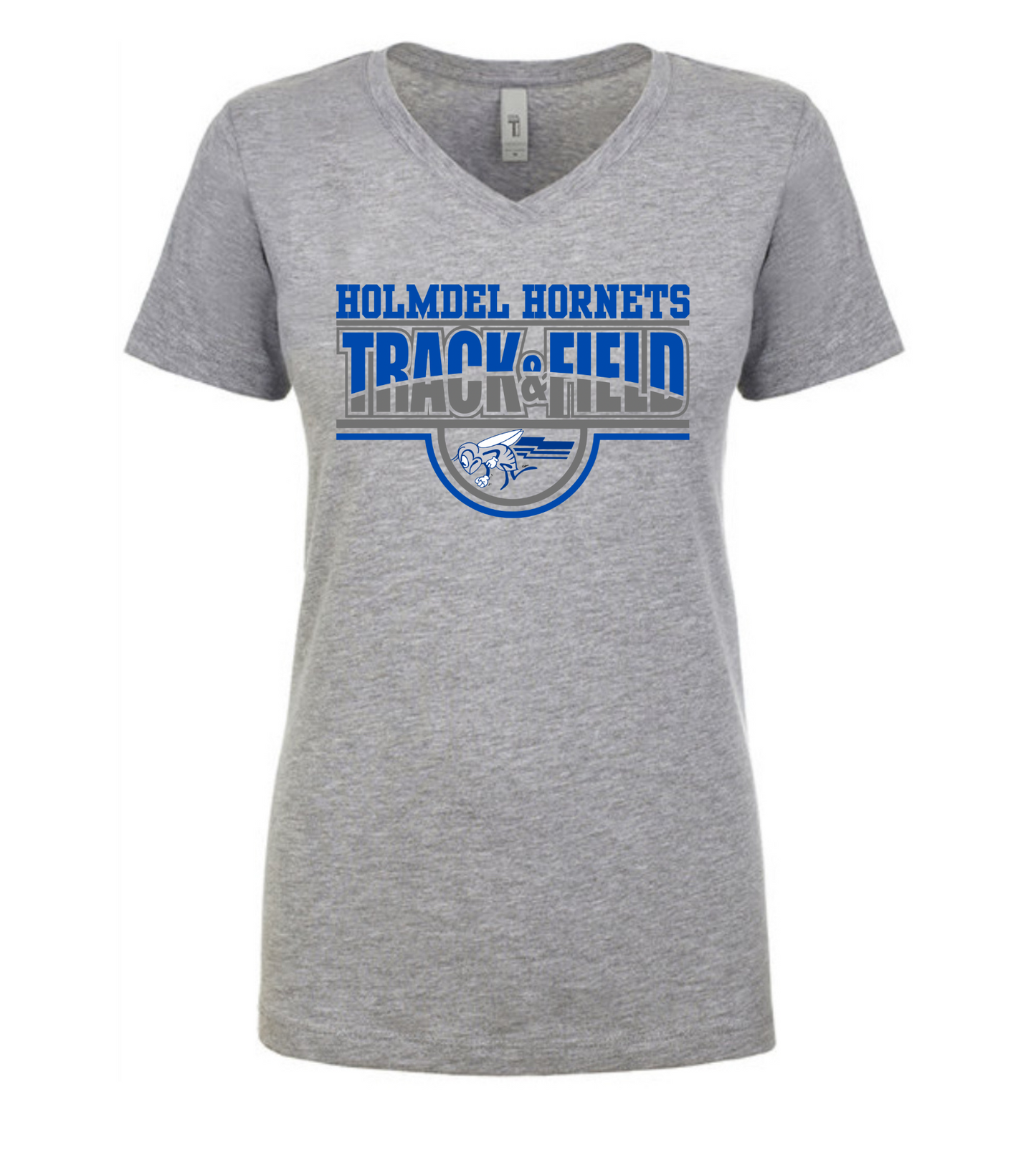 Holmdel Track & Field Women’s V neck T Shirt Spring 2024