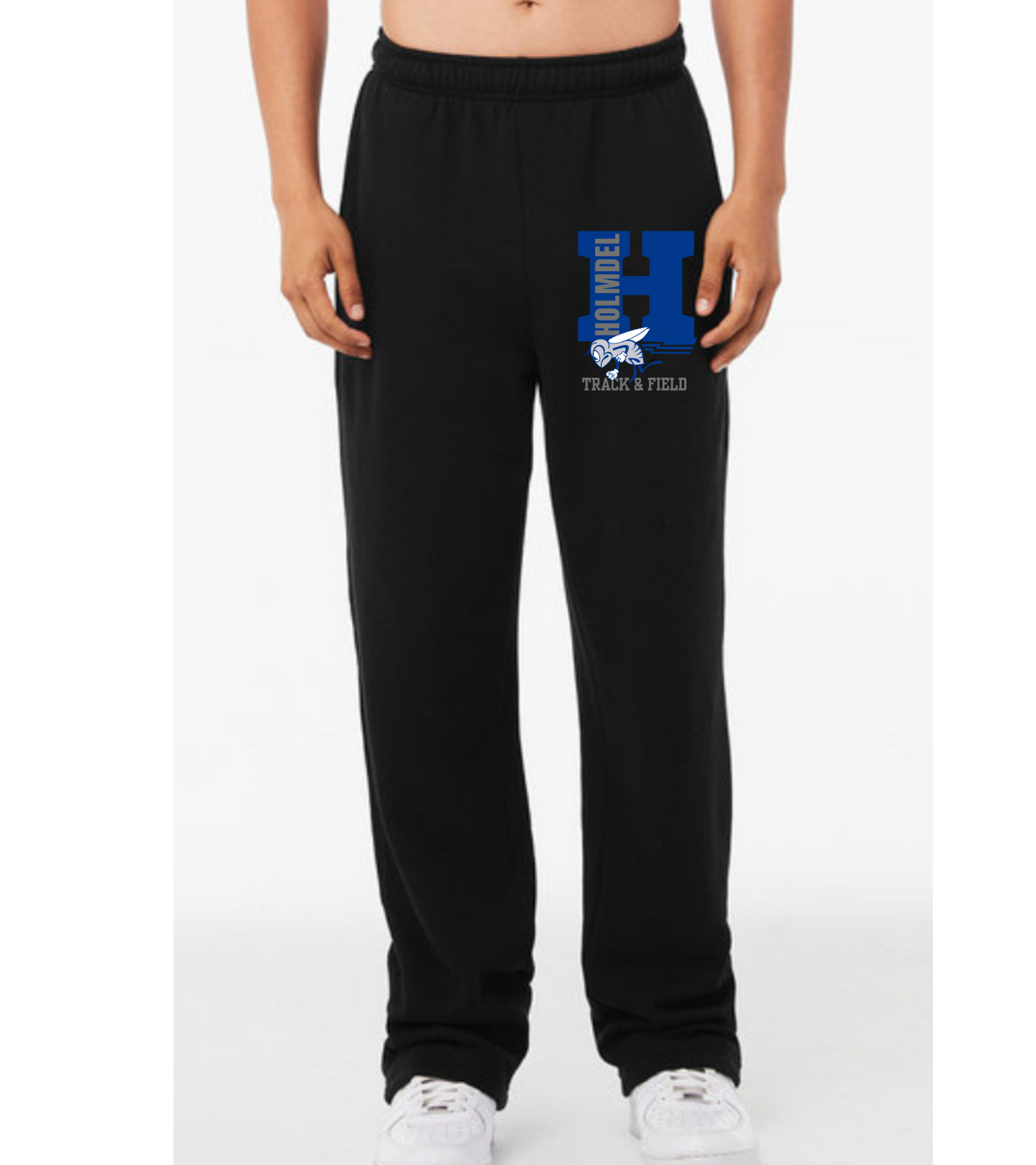 Holmdel Track And Field Wide Leg Bella + Cavas Fleece pants