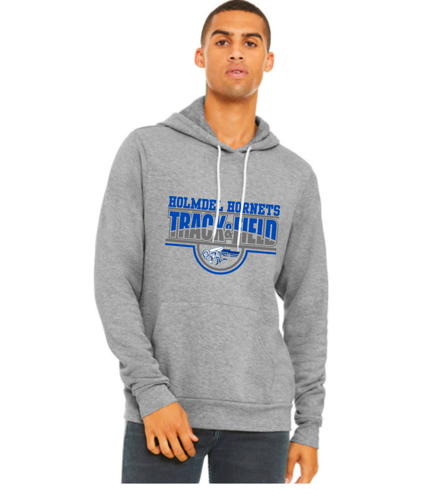 Holmdel Track & Field Bella + Canvas hoodie or crewneck