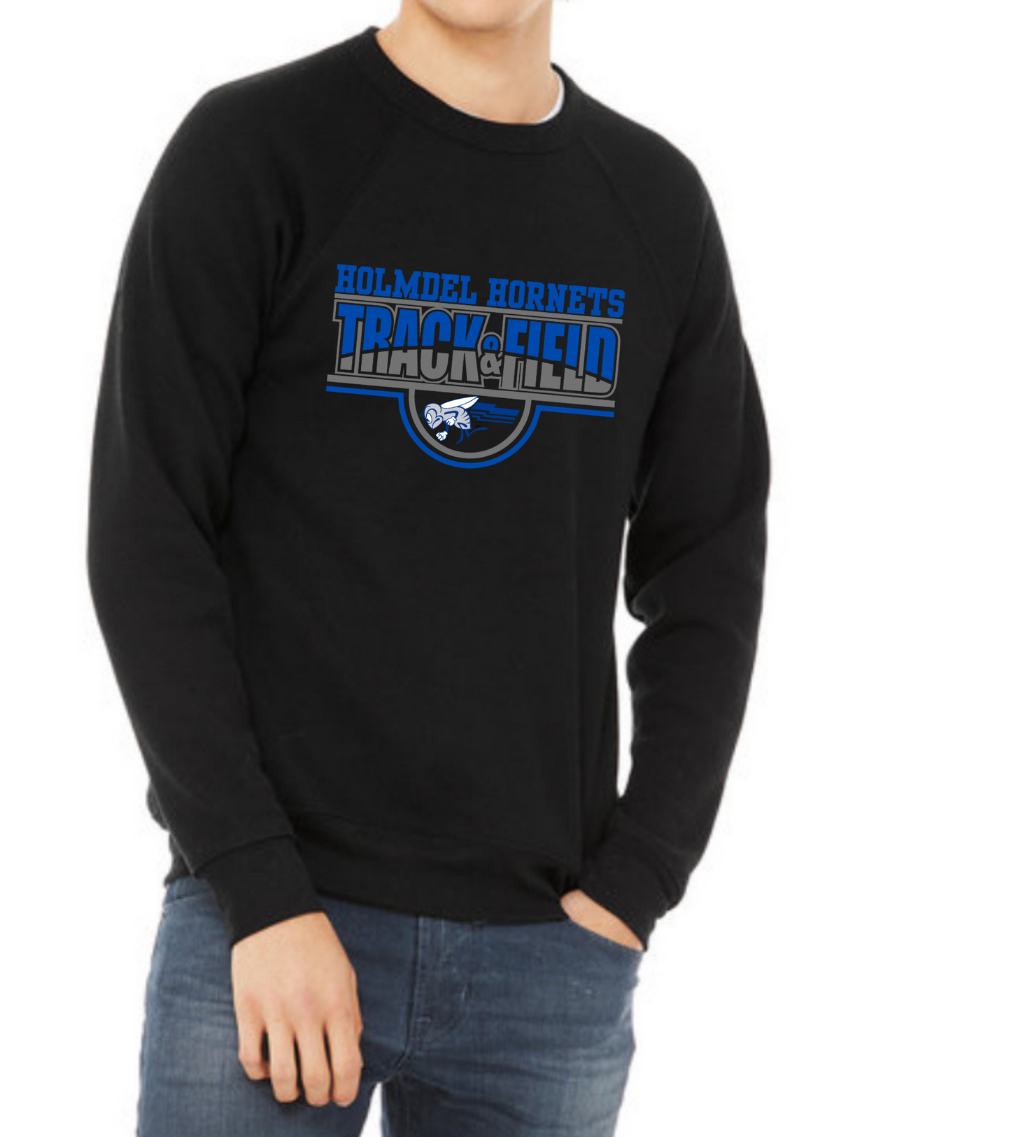 Holmdel Track & Field Bella + Canvas hoodie or crewneck