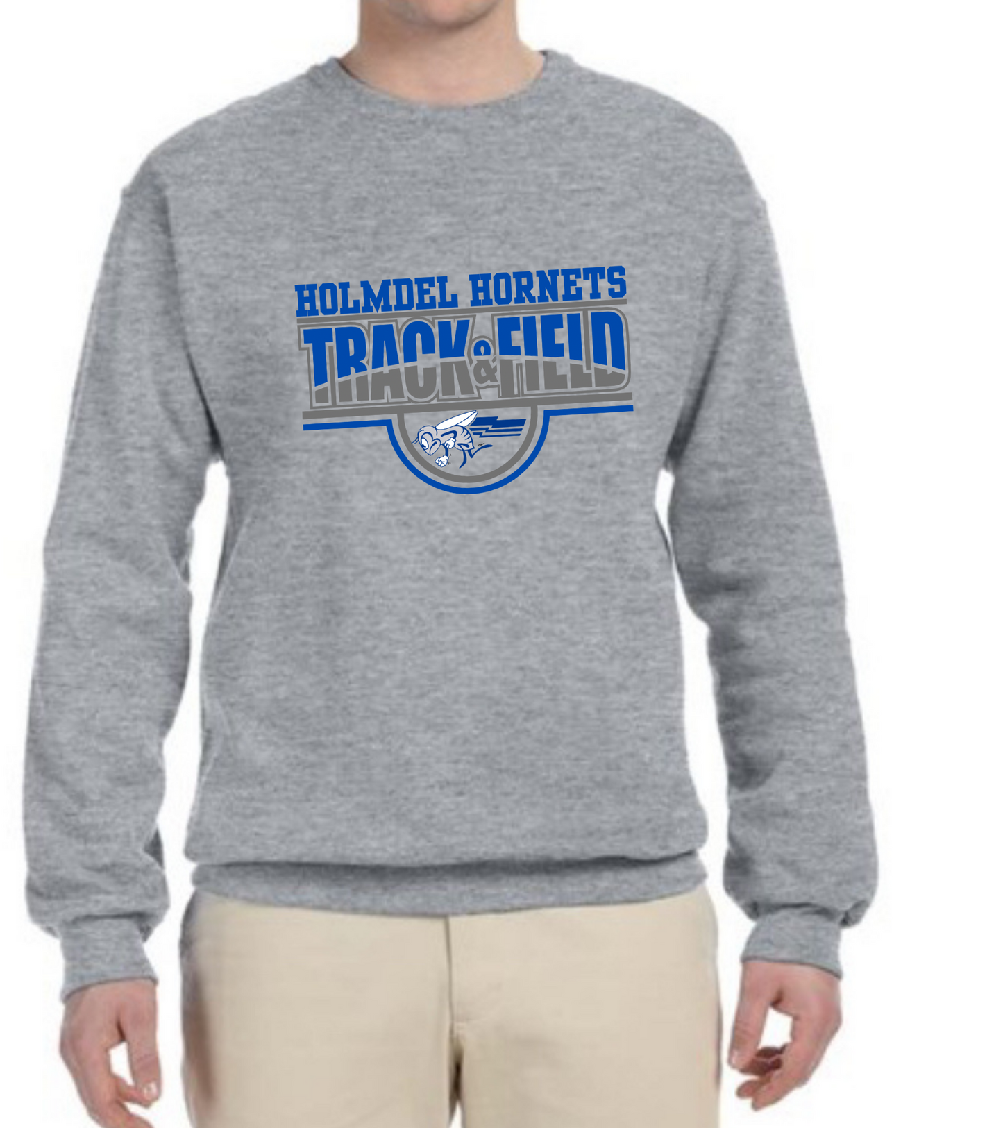 Holmdel Hornets Jerzees Spring Hoodie or Crewneck