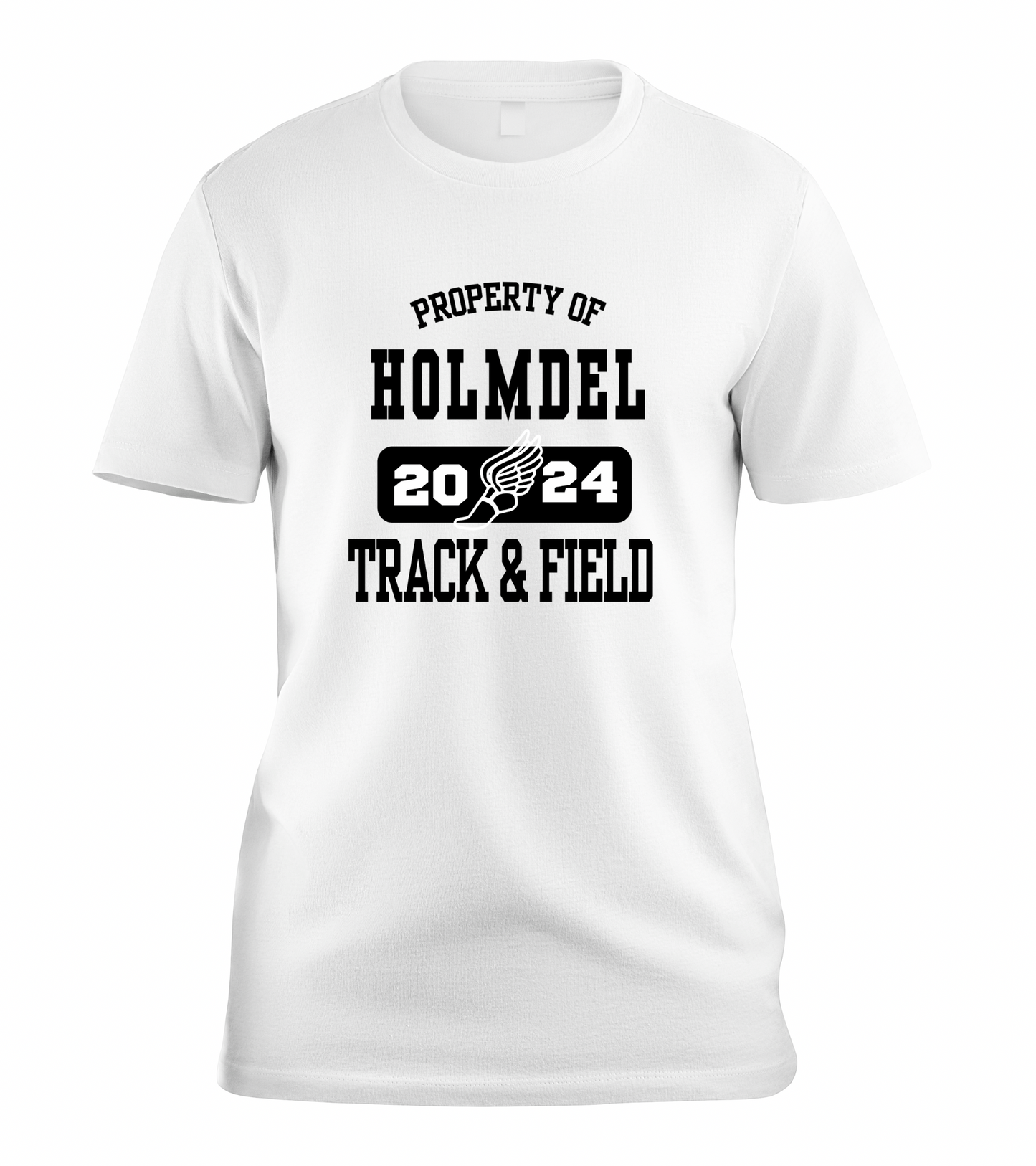 Property of Holmdel Track & Field T unisex TShirt spring 2024