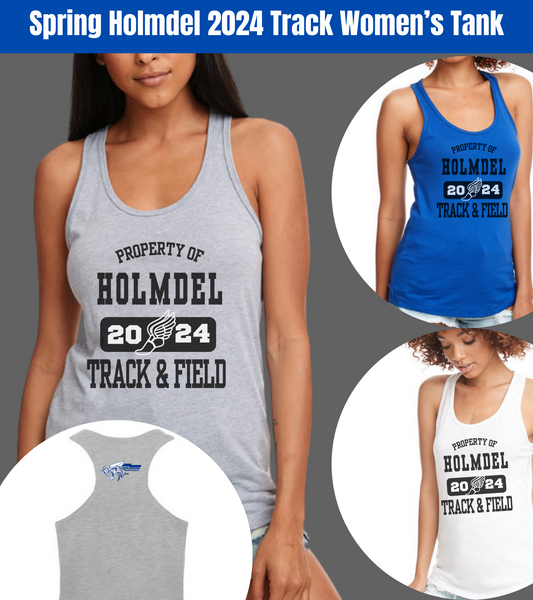 Spring 2024 Holmdel Track Women’s Racer Back Tank