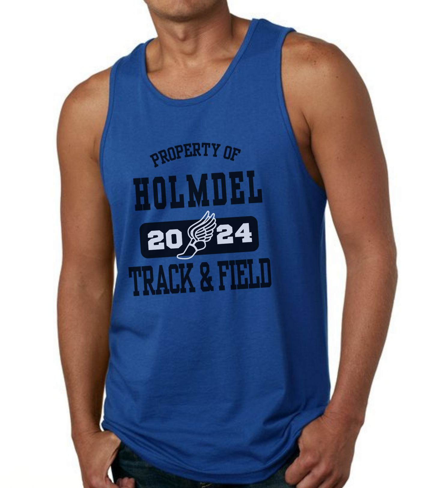 Spring 2024 Holmdel Hornets Track and Field Men’s Tank Top