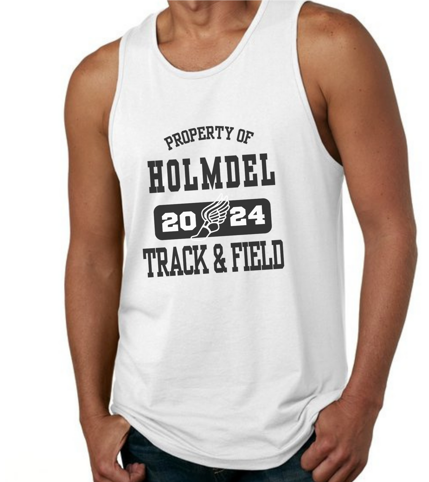 Spring 2024 Holmdel Hornets Track and Field Men’s Tank Top
