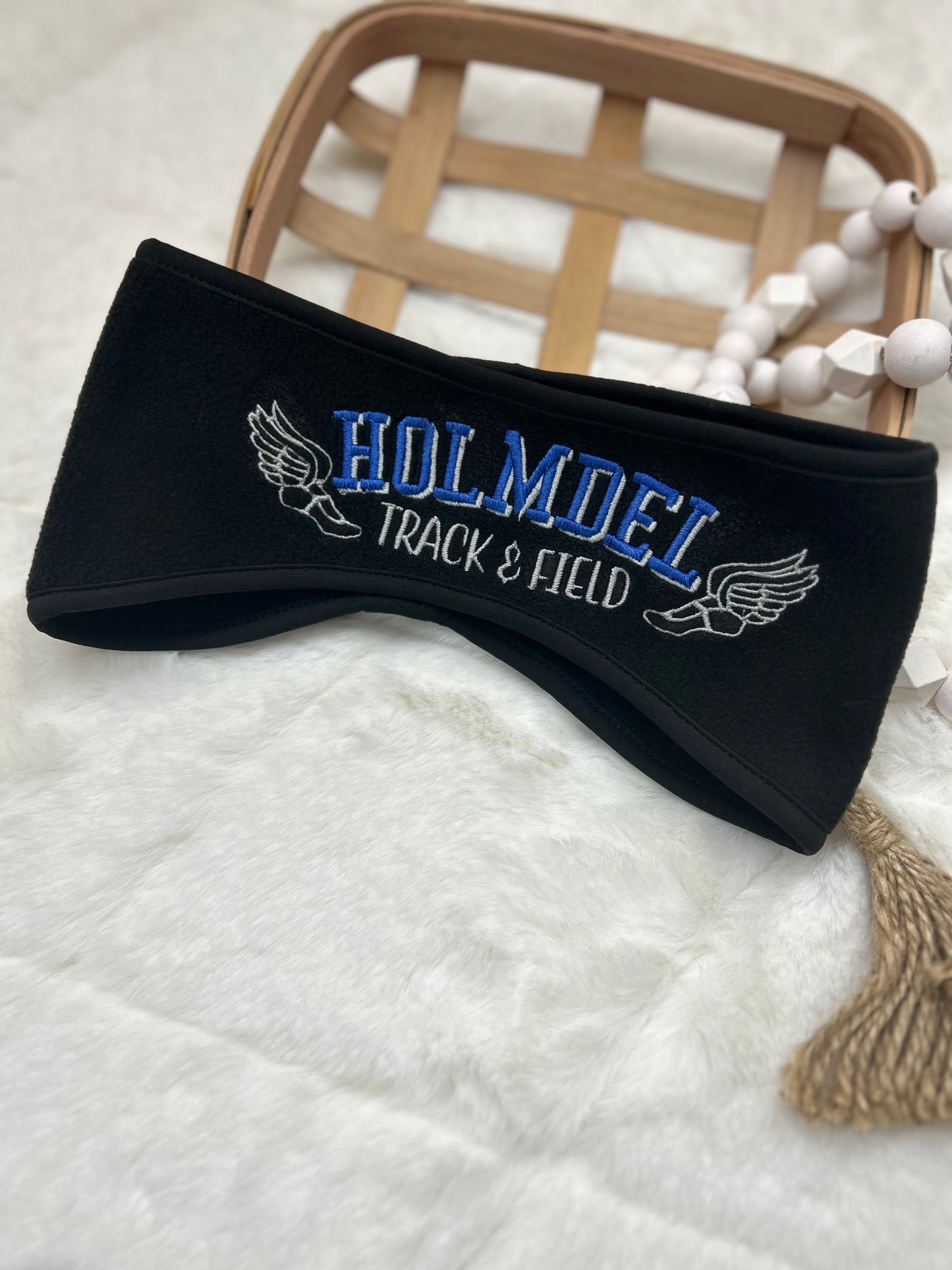 Holmdel Embroidered Track & Field Winter Track Fleece Headband