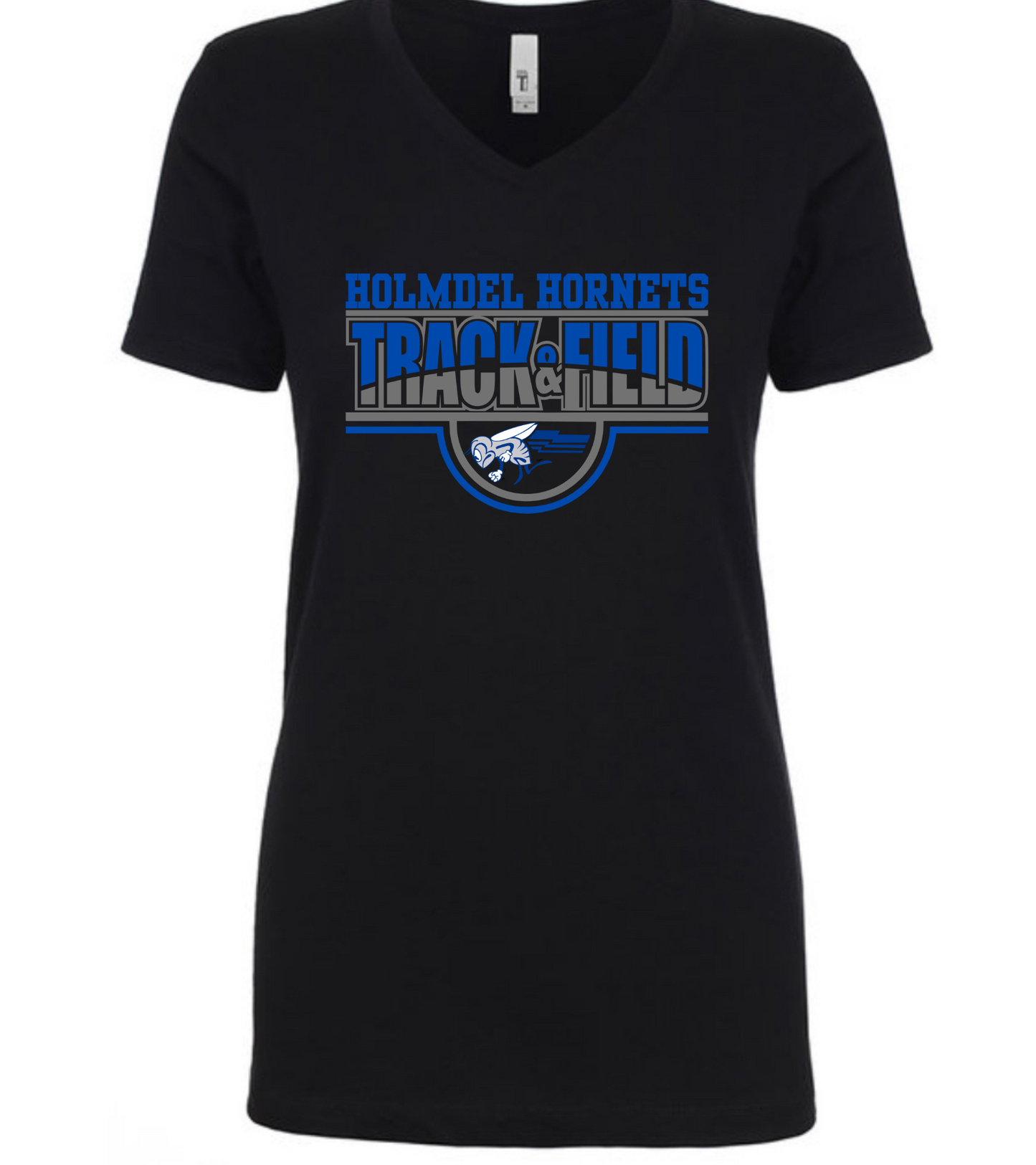 Holmdel Track & Field Women’s V neck T Shirt Spring 2024
