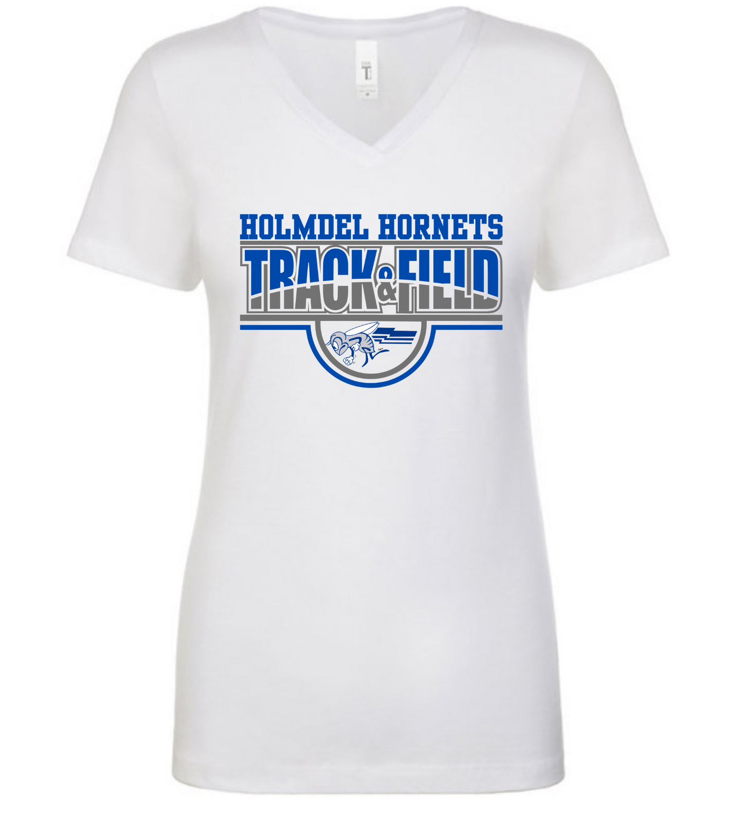 Holmdel Track & Field Women’s V neck T Shirt Spring 2024