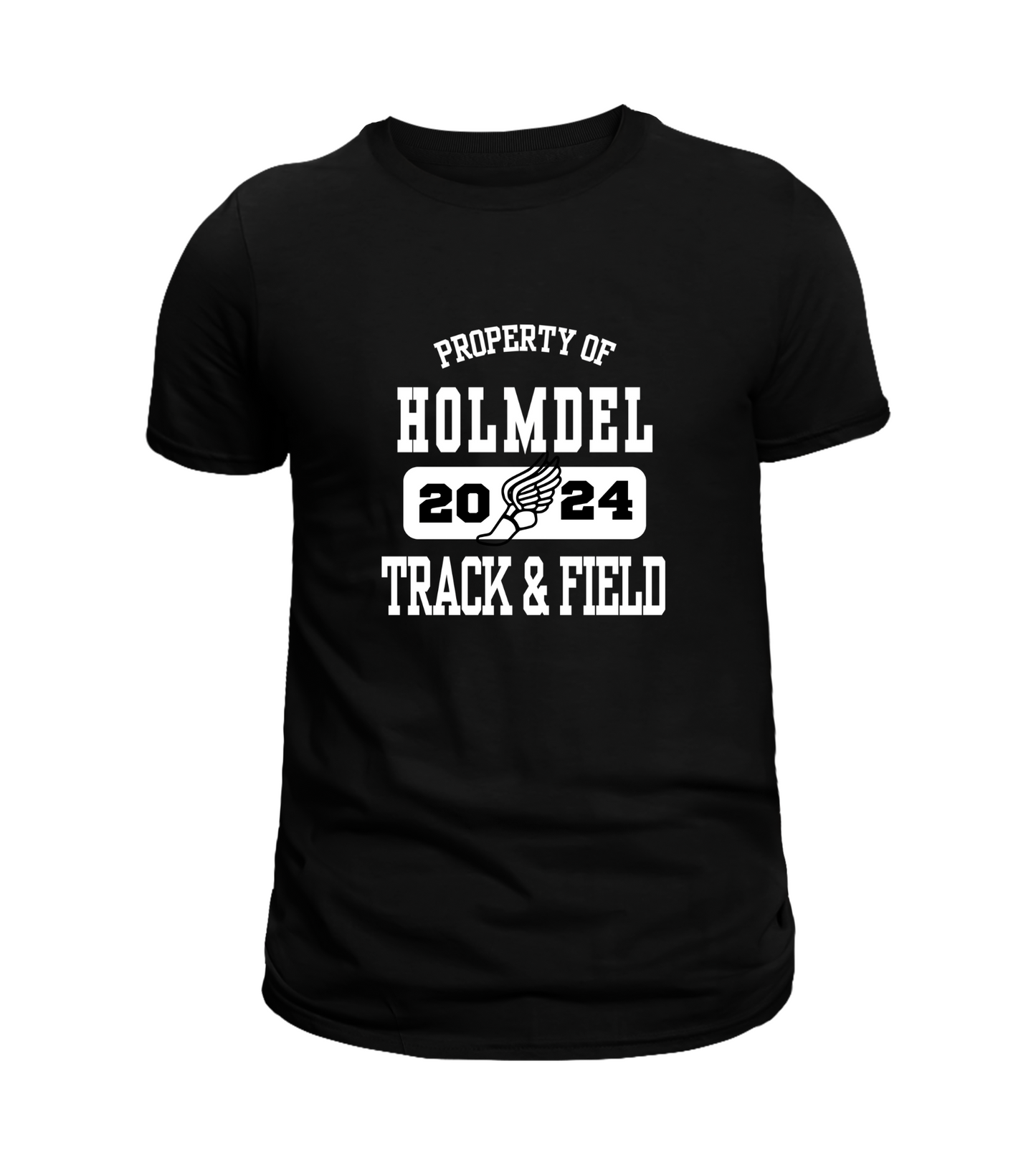 Property of Holmdel Track & Field T unisex TShirt spring 2024