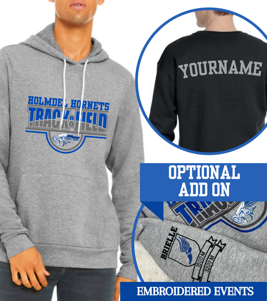 Holmdel Track & Field  Bella + Canvas hoodie or crewneck